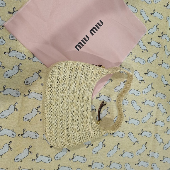Miu Miu Woven Crossbody Bag - Picture 5 of 10